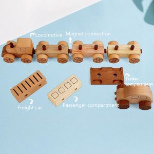 wooden train toys