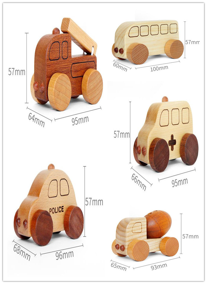 Five wooden toy cars Wooden Toy Manufacturers, Custom Wooden Toys
