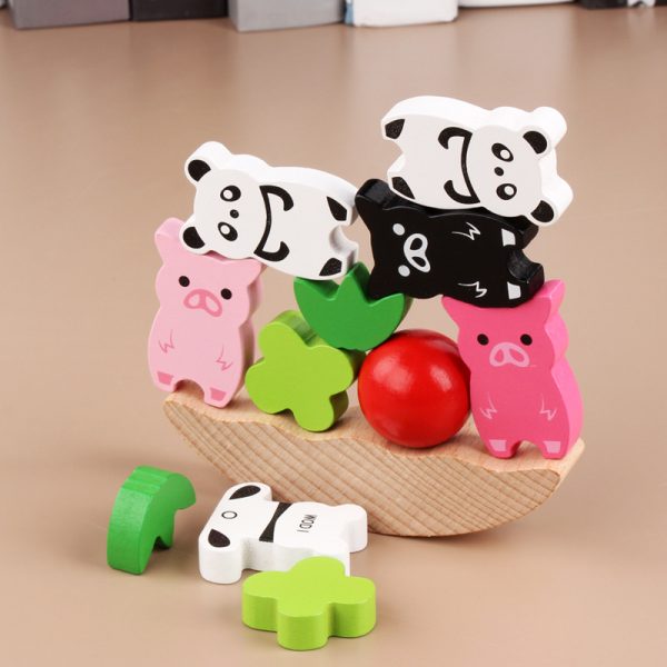 Children's cartoon balance beam toy (5)
