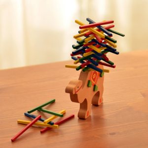 Wooden elephant balance beam (2)
