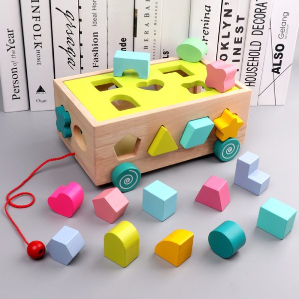 Macaron Shape Matching Box for Toddlers | Educational Wooden Toy Manufacturer & Wholesale Supplier