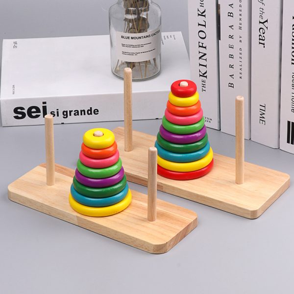 Wooden colorful jengaile toys (4)