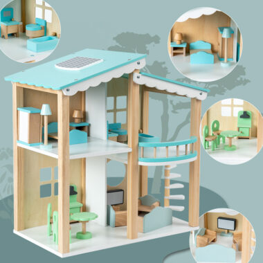  Luxury Large Dollhouse Castle Villa Toy for Kids